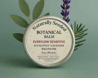 Muscle Relief Balm | Botanical Tension | Neck Shoulder Massage | Lavender Eucalyptus Peppermint | Handmade | 2 oz