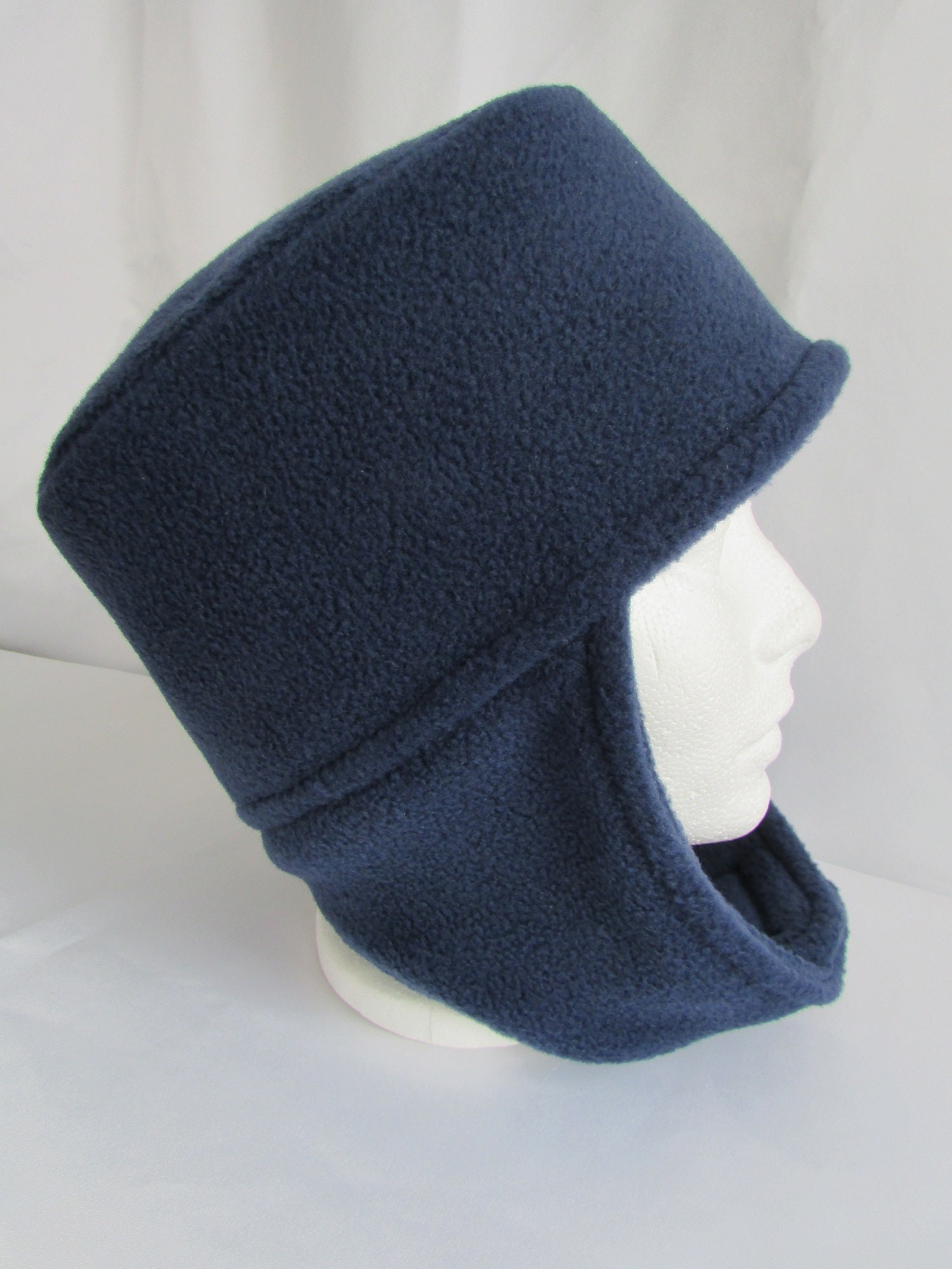 fleece hat with visor