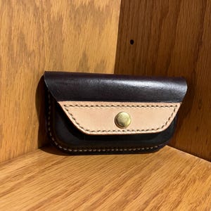 business card holder leather card