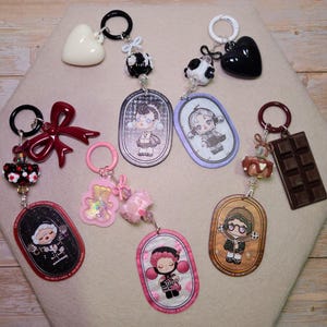 SKULLPANDA Inspired  Cute Handmade DIY | Bag Charm | Kawaii Keychain Accessory | Gift Idea