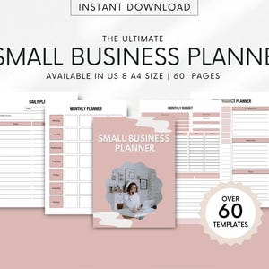 Small Business Planner Printable | Business Planner Canva | Business Planning | Business Planner