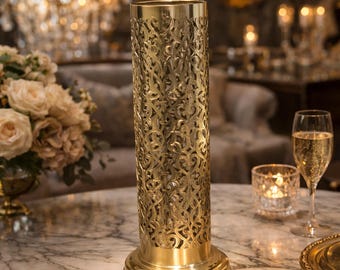 Moroccan Brass Table Lamp