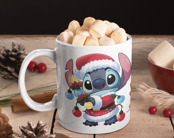 Mug Sticht, Sticht christmas, Mug Christmas, Gift Christmas, Disney Mug, Christmas Disney, Christmas Disney Sticht, Gift Mug