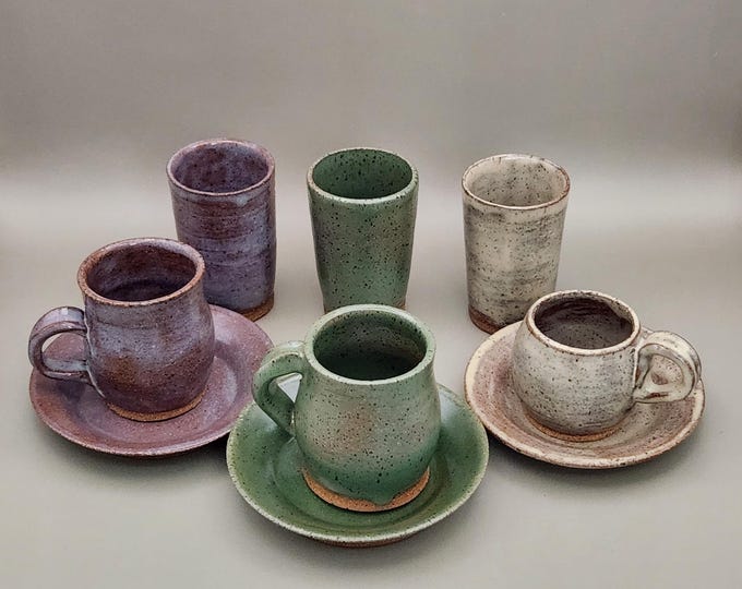 Espresso Cups and Saucers