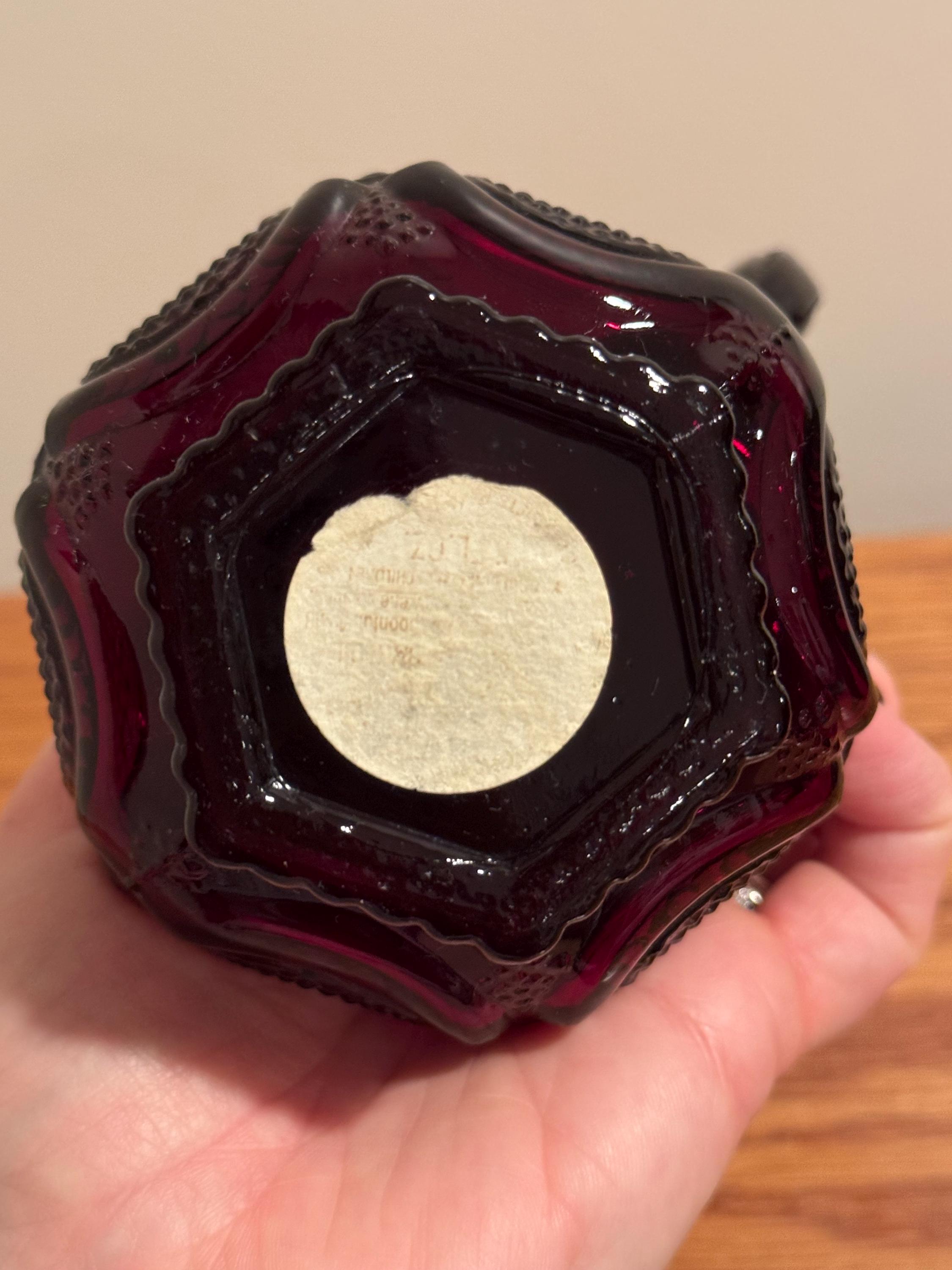 Vintage Avon Cape Cod Ruby Red 1876 Cruet - Etsy