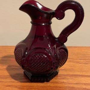 Vintage Avon Cape Cod Ruby Red 1876 Cruet - Etsy