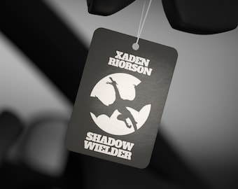 Xaden Riorson Fourth Wing Shadow Wielder Car Air Freshener