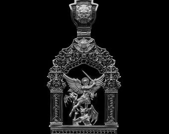 Pendant Necklace in 925 silver Gift for Women and Girls, Christian Orthodox Necklace,  Mens Pendant,Religious Pendant 583