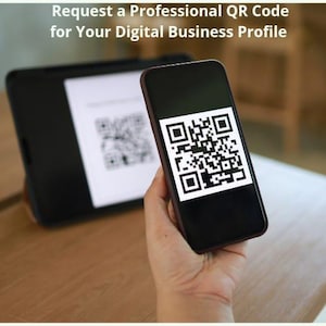 Professionele QR-code voor digitaal bedrijfsprofiel