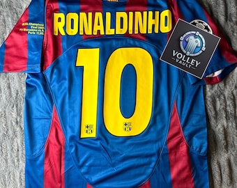 Maglia Barcellona Ronaldinho #10 Home 2005/2006