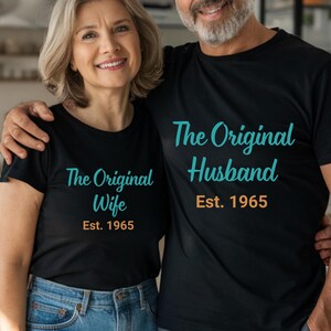 Bijpassende jubileumshirts voor koppels: gepersonaliseerd cadeau voor man en vrouw
