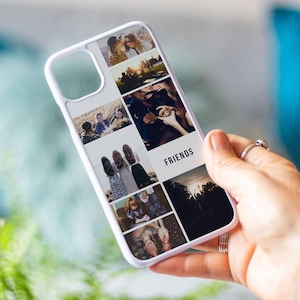 Custom Phone Case for iPhone - Personalized For iPhone 16, iPhone 14, iPhone 13, iPhone 12- Customize with your own Photo, Single or Collage