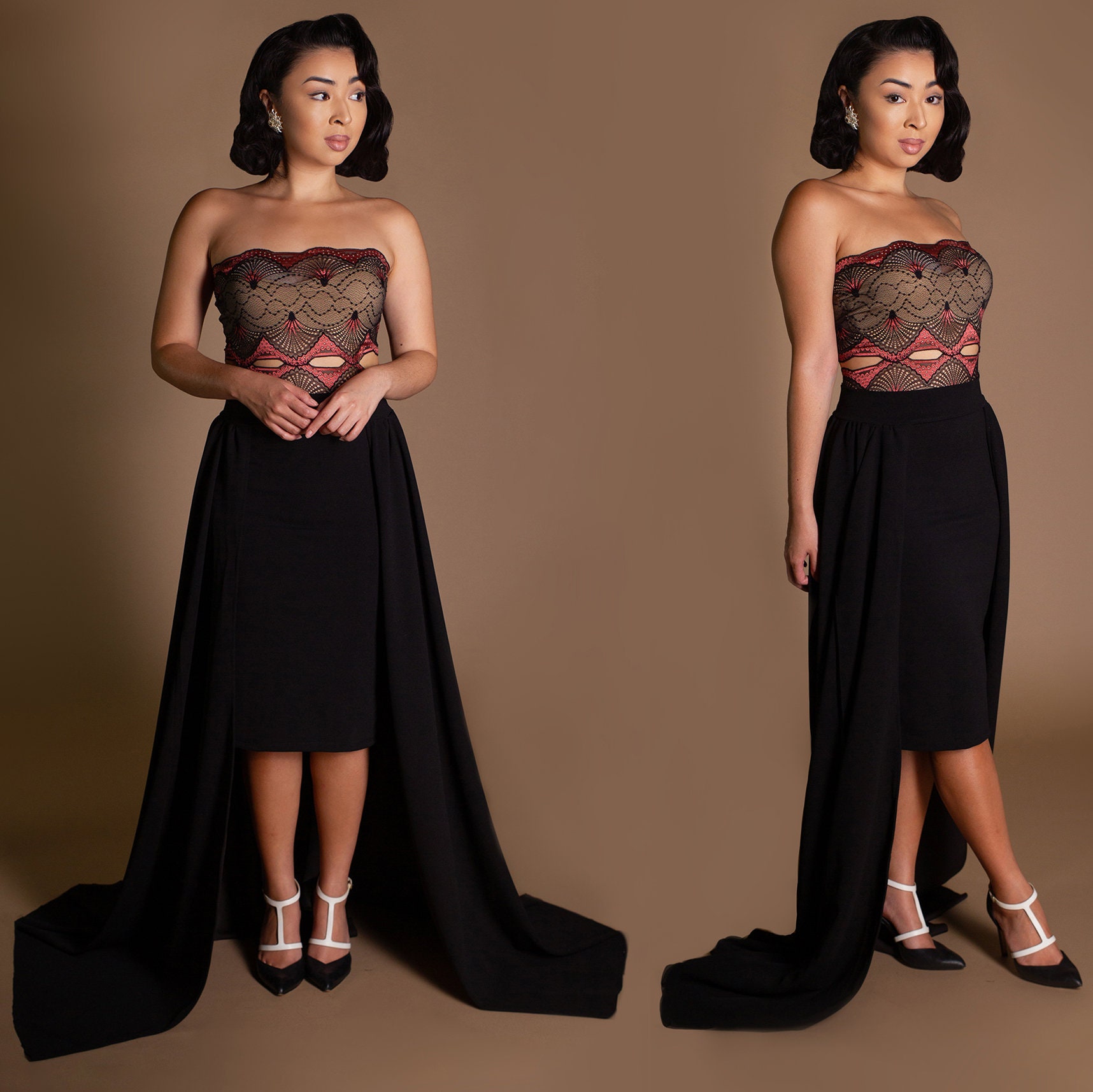 Dresses With Detachable Skirt Etsy