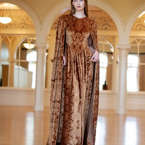 Embossed Velvet Dress