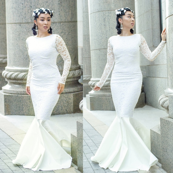 Lace traditional cheap wedding dress