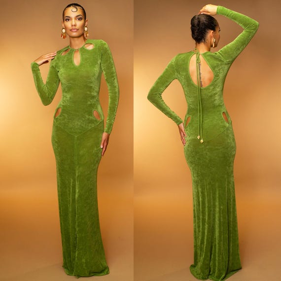 green emerald velvet dress Zapaka Women Sage Green Satin Long Prom Dress with Slit A Line Corset Keyhole Formal Dress with Cap Sleeves, Sage Green / AU6