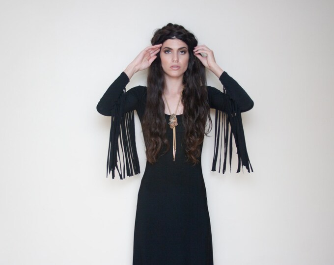Fringe Scoop Neck Cover-Up