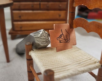 418 Baby Foot in Hand Handcrafted Metal Stamp for Soft Metal Stamping and Jewelry Stamping Made in the USA by Tinker Tools