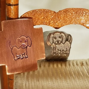 430 Sweet Puppy Handcrafted Metal Stamp for Soft Metal Stamping and Jewelry Stamping Made in the USA by Tinker Tools