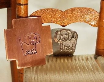 430 Sweet Puppy Handcrafted Metal Stamp for Soft Metal Stamping and Jewelry Stamping Made in the USA by Tinker Tools