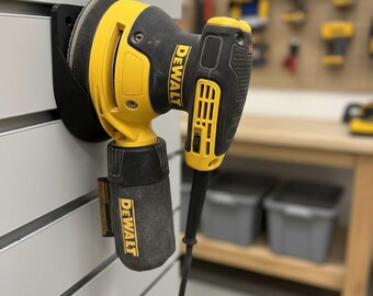 DeWalt Circular Sander Wall Mount | Orbital Sander Holder | Garage & Workshop Organizer