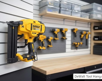 DeWalt Brad Nailer Wall Mount | Nail Gun Holder | Garage & Workshop Tool Organizer