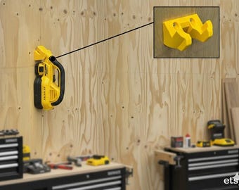 Organize your workshop the right way with a custom-fit wall mount designed for the DeWALT DCV517.