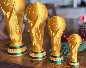 ミニ 3D プリント ワールドカップ トロフィー レプリカ - サッカーの