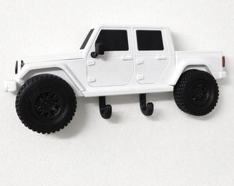 Portachiavi Jeep / Organizer da parete stampato in 3D
