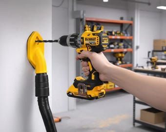 Drill Dust Collector | Vacuum Compatible, Up to 25mm Hole