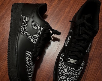 Bandana Negra Personalizada Nke Air Force 1