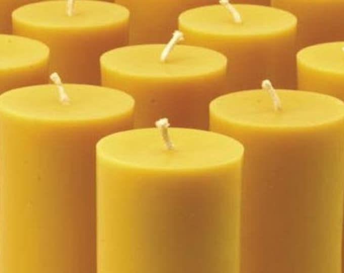 Handmade Beeswax Pillar Candle 2 X 3.5 Inches Etsy