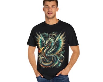 Fantasy Dragon T-shirt Gift For Her Gift For Him Trendy Unique gifts shirts Dragon Lover Gifts Magical Dragon Unique Gamer Gift Colorful