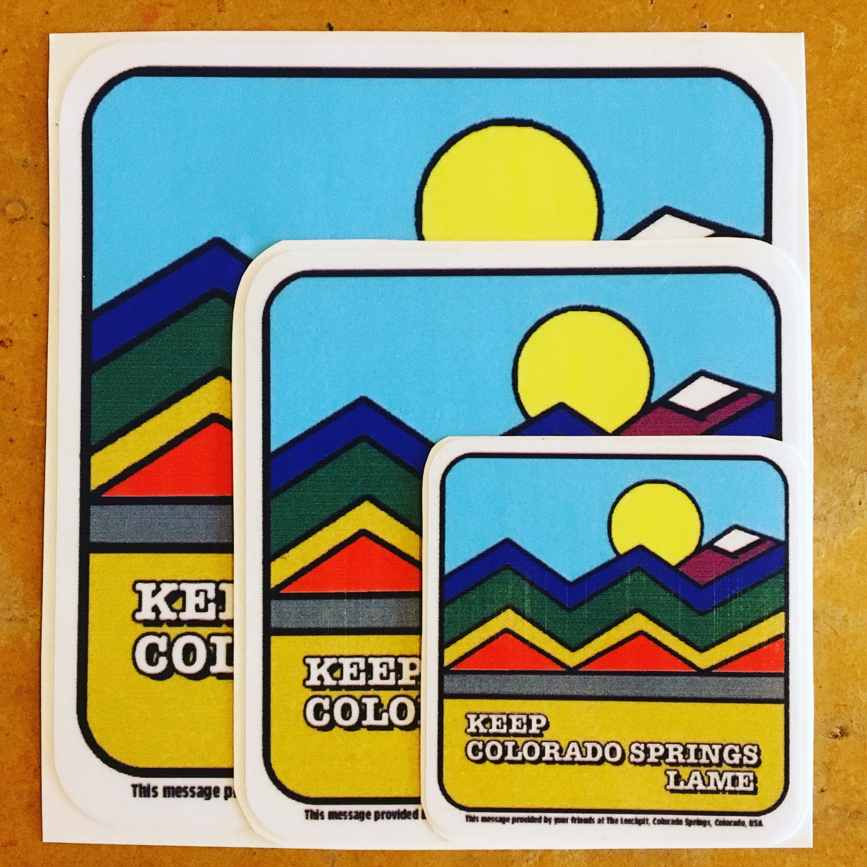 Keep Colorado Springs Lame Full Color Outdoor Vinyl Sticker De Etsy Keep Colorado Springs Lame Full Color Outdoor Vinyl Sticker De Etsy