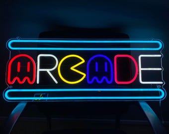Custom Arcade Neon Sign | Retro Gaming Decor