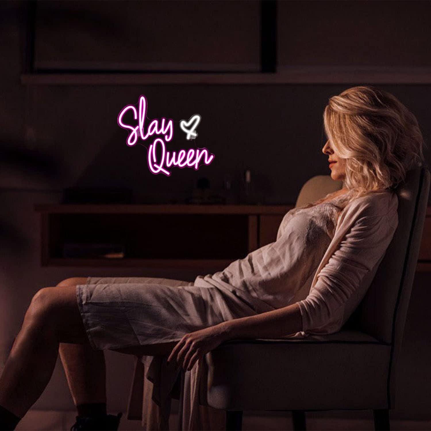 Slay Queen Neon Sign | Custom Slay Queen LED Sign - Etsy