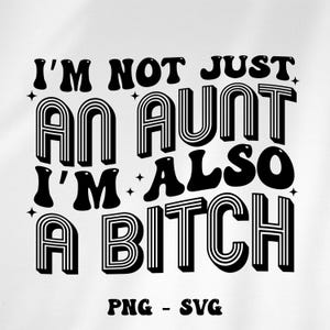 Tía divertida SVG PNG: Diseño de humor para adultos (Descarga digital)