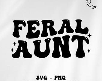 Tante SVG PNG: Lustige Tante T-Shirt Design (Digitaler Download