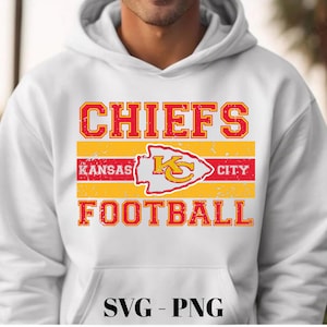 Chiefs Football SVG PNG, Kansas City football SVG, Kansas City PNG, Football Clipart, Chiefssvg PNG, Chiefs SVG, Kansas SVG