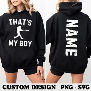 Custom Baseball Mama SVG PNG: That&#39;s My Boy Design (Digital Download)