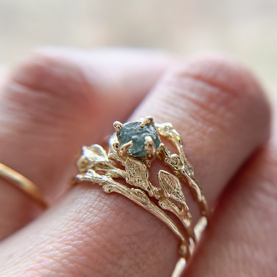 Half halo ring sale
