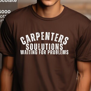 Carpenter T-Shirt - Funny Woodworking Shirt - Gildan 5000 Heavy Cotton Tee - Woodworker Gift - DIY Builder T-Shirt - Free Shipping