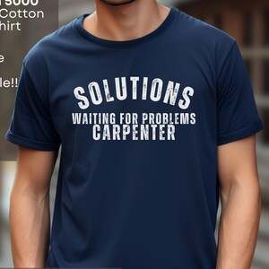 Carpenter T-Shirt - Funny Carpentry Shirt for Men  Women - Woodworking Tee - Gift for Carpenter Tools & Tradesman Shirt Gildan Cotton Tee