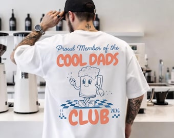 Camiseta personalizada Comfort Colors para el Club de Papás Geniales, Camiseta del Club de Papás, Camiseta Divertida para Papá, Regalo del Día del Padre para Papá, Idea de Regalo para Padres