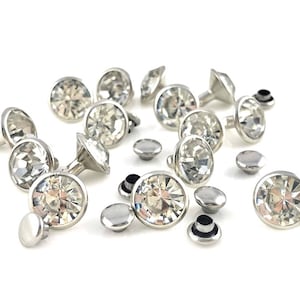 Crystal Stud Rivet, Rhinestones Rivets For Leather Craft