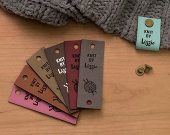 Vegan Leather Fabric Labels, Tags for Handmade Items, Faux Leather Tags, Eco Friendly Products