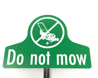 Do Now Mow Garden Markers, Outdoor Signs, Garden Sign, Gardening Gifts