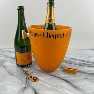Vintage Veuve Clicquot Champagne Bucket: French Bar Decor
