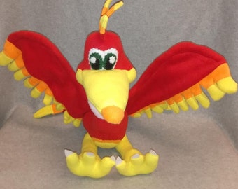 Pájaro Kazooie de peluche hecho a mano - Arte de fan de Banjo Kazooie