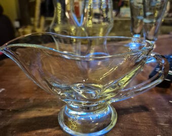 Salsera de cristal vintage